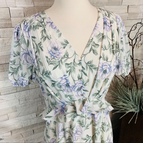 Gal Meets Glam NWT Cassidy Floral Maxi Dress $198 - Picture 4 of 13